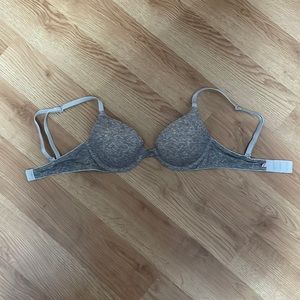 Gray Underwire Bra